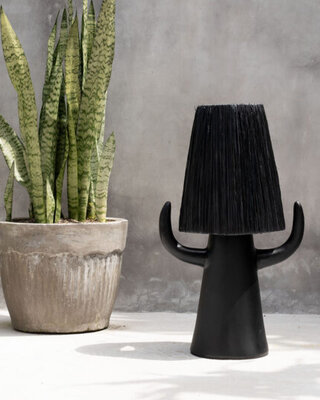 Bazar Bizar Billy Bob Tafellamp | Zwart
