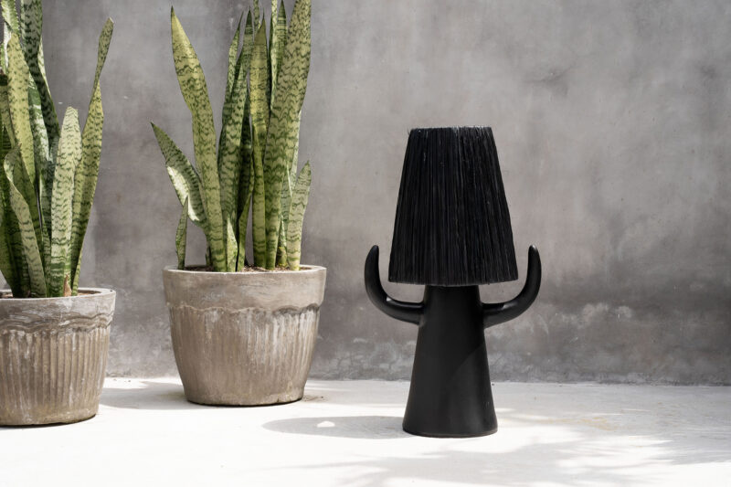 Bazar Bizar Billy Bob Tafellamp | Zwart