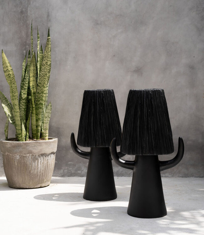 Bazar Bizar Billy Bob Tafellamp | Zwart