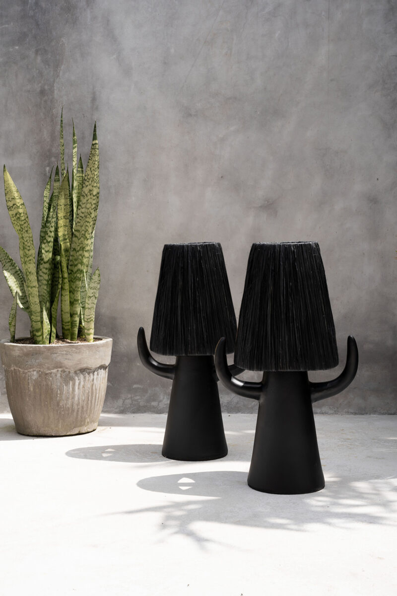 Bazar Bizar Billy Bob Tafellamp | Zwart