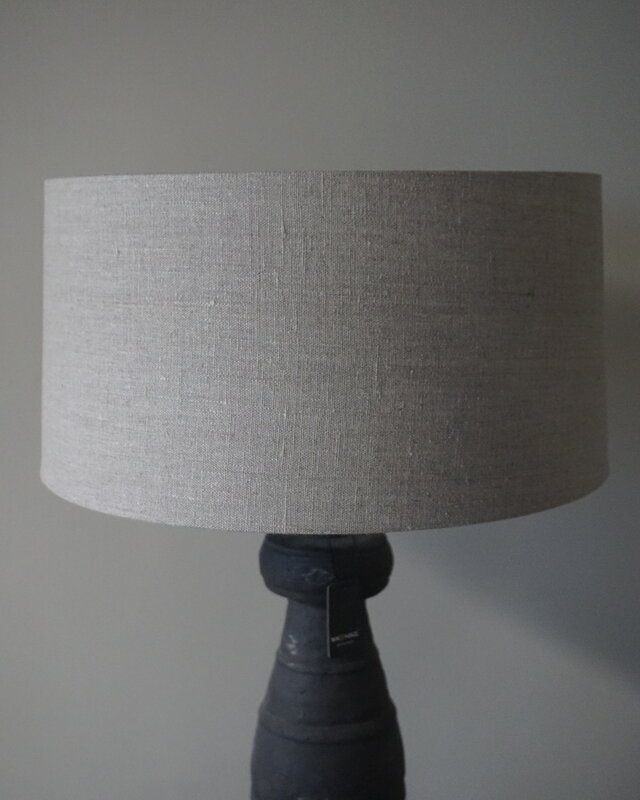 Be-Uniq Lampenkap | Fijn Linnen | Naturel | H20 x Ø38 cm