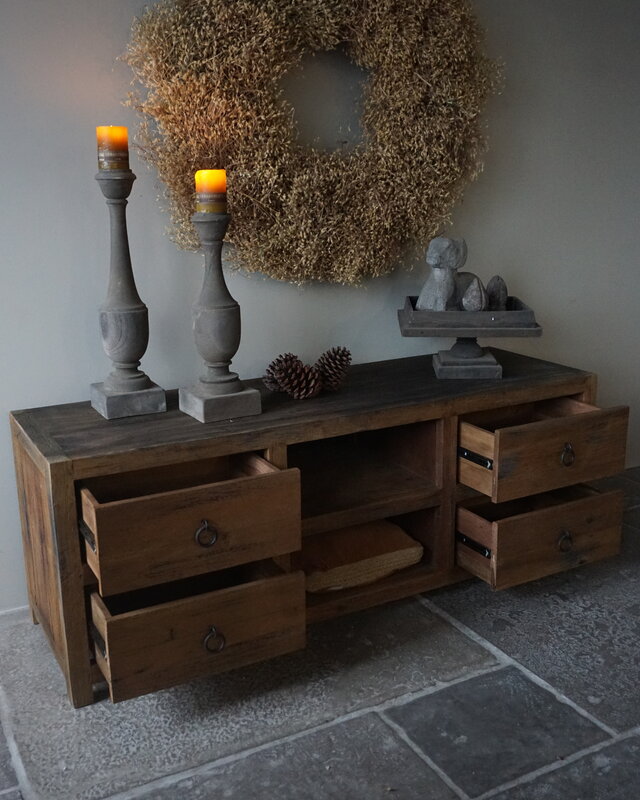 Rene Houtman TV Meubel | Grey | H60 x B160 x D50 cm