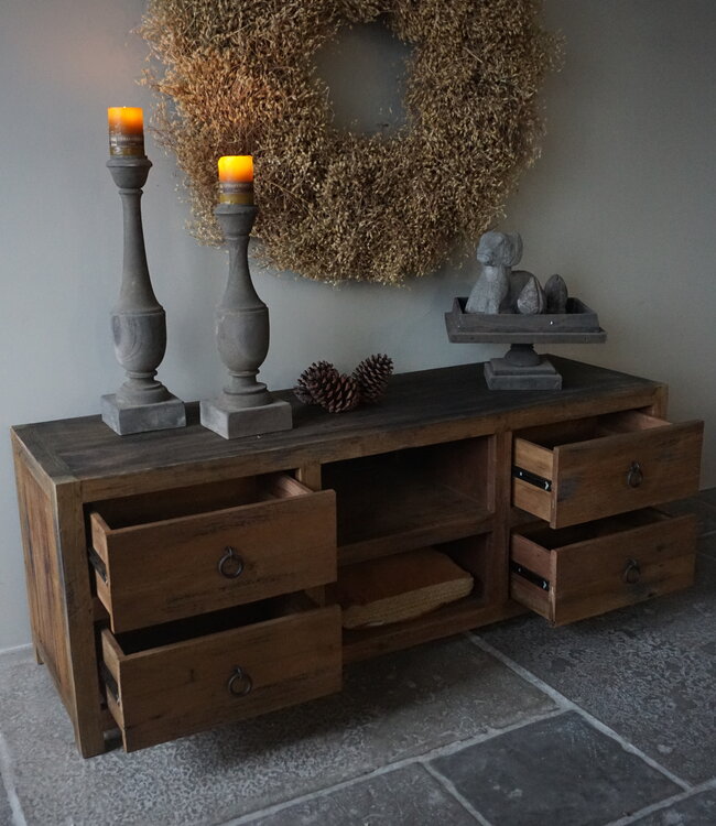 Rene Houtman TV Meubel | Grey | H60 x B160 x D50 cm