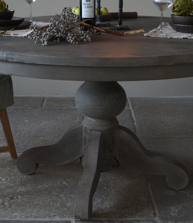 Rene Houtman Eetkamertafel Rond | Ø138 x H78 cm | Grijs