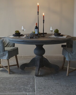 Rene Houtman Eetkamertafel Rond | Ø138 x H78 cm | Grijs