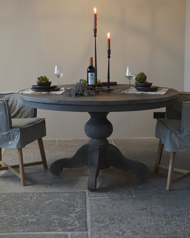 Rene Houtman Eetkamertafel Rond | Ø138 x H78 cm | Grijs