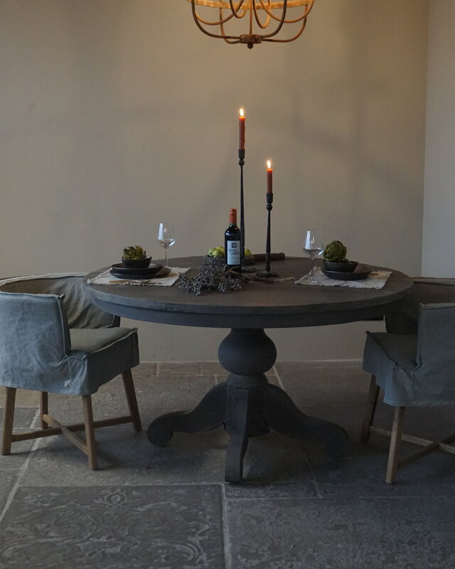 Rene Houtman Eetkamertafel Rond | Ø138 x H78 cm | Grijs