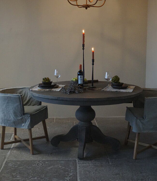 Rene Houtman Eetkamertafel Rond | Ø138 x H78 cm | Grijs