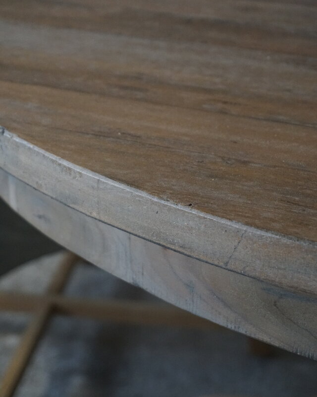 Rene Houtman Eetkamertafel Rond | Ø131 x H79 cm | Bruin