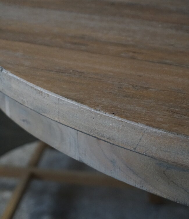 Rene Houtman Eetkamertafel Rond | Ø131 x H79 cm | Bruin