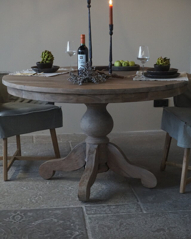 Rene Houtman Eetkamertafel Rond | Ø131 x H79 cm | Bruin