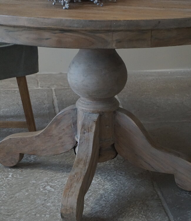 Rene Houtman Eetkamertafel Rond | Ø131 x H79 cm | Bruin