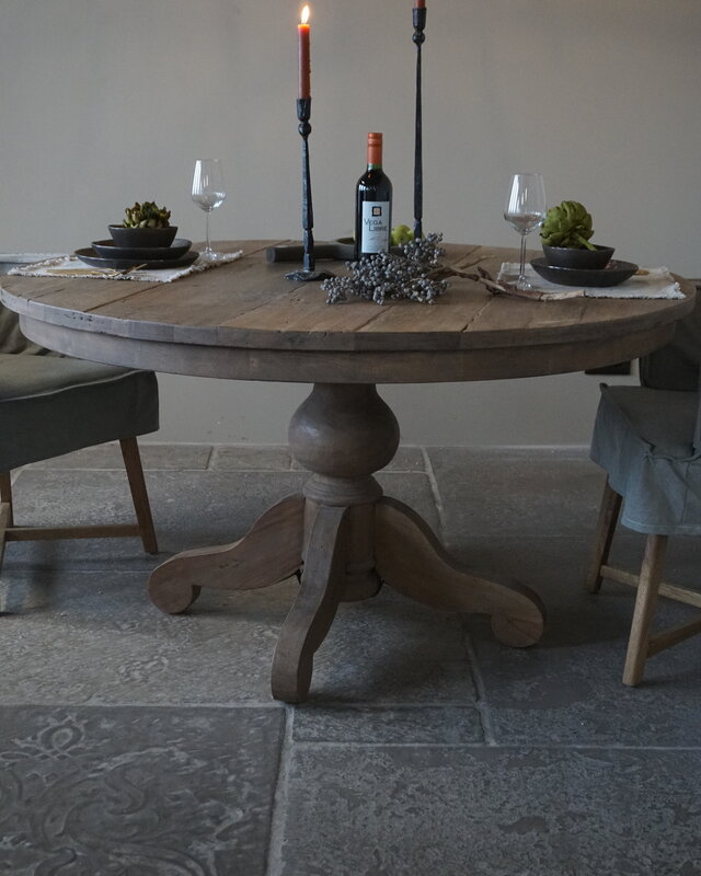 Rene Houtman Eetkamertafel Rond | Ø141 x H79 cm | Bruin