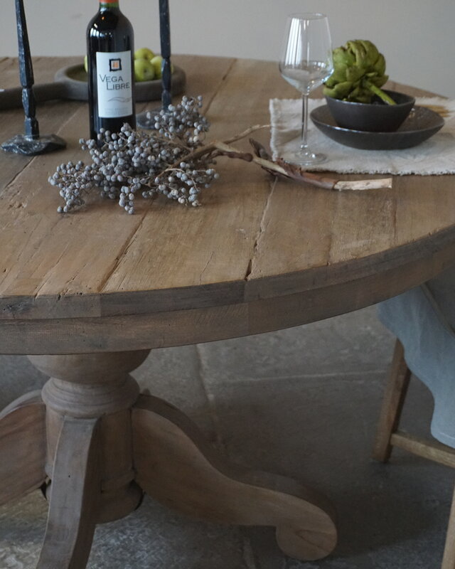 Rene Houtman Eetkamertafel Rond | Ø141 x H79 cm | Bruin