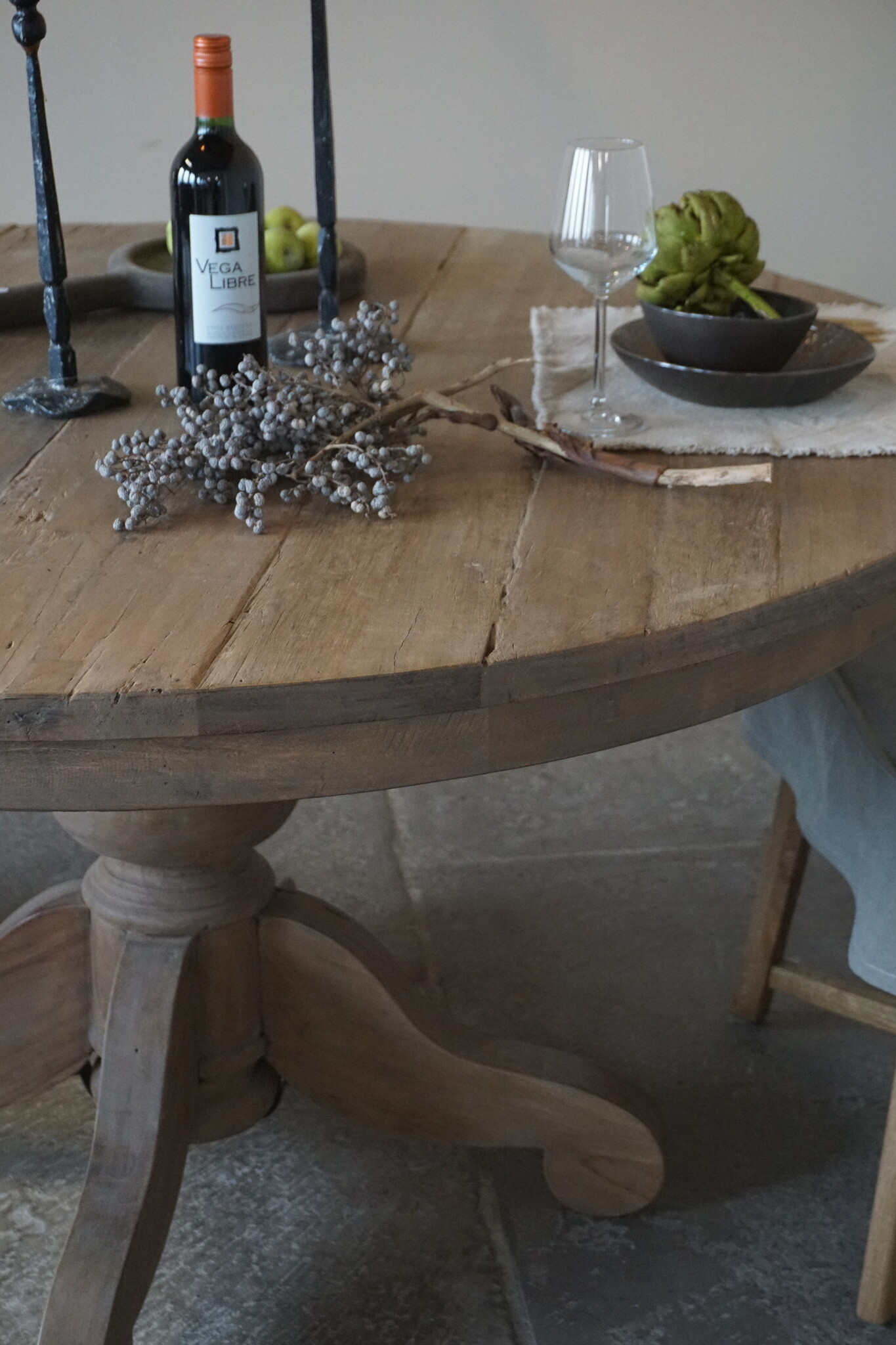 Rene Houtman Eetkamertafel Rond | Ø141 x H79 cm | Bruin