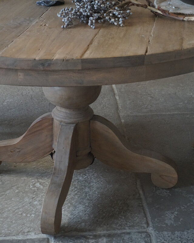 Rene Houtman Eetkamertafel Rond | Ø141 x H79 cm | Bruin