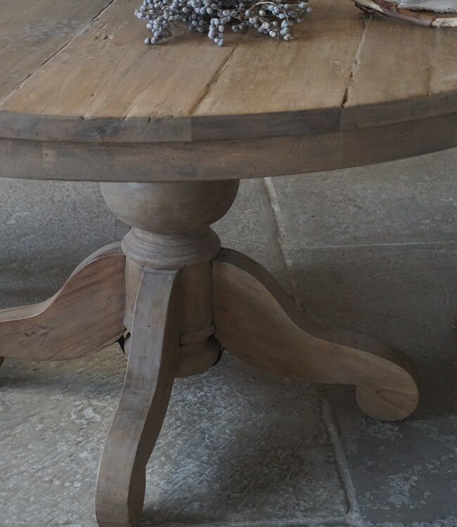 Rene Houtman Eetkamertafel Rond | Ø141 x H79 cm | Bruin