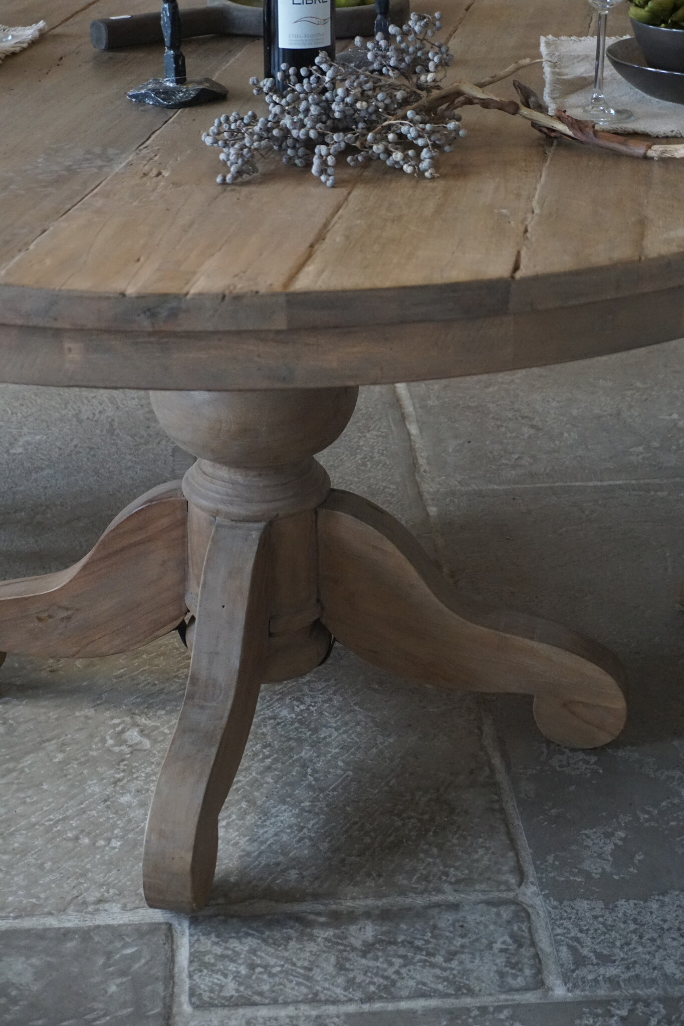 Rene Houtman Eetkamertafel Rond | Ø141 x H79 cm | Bruin