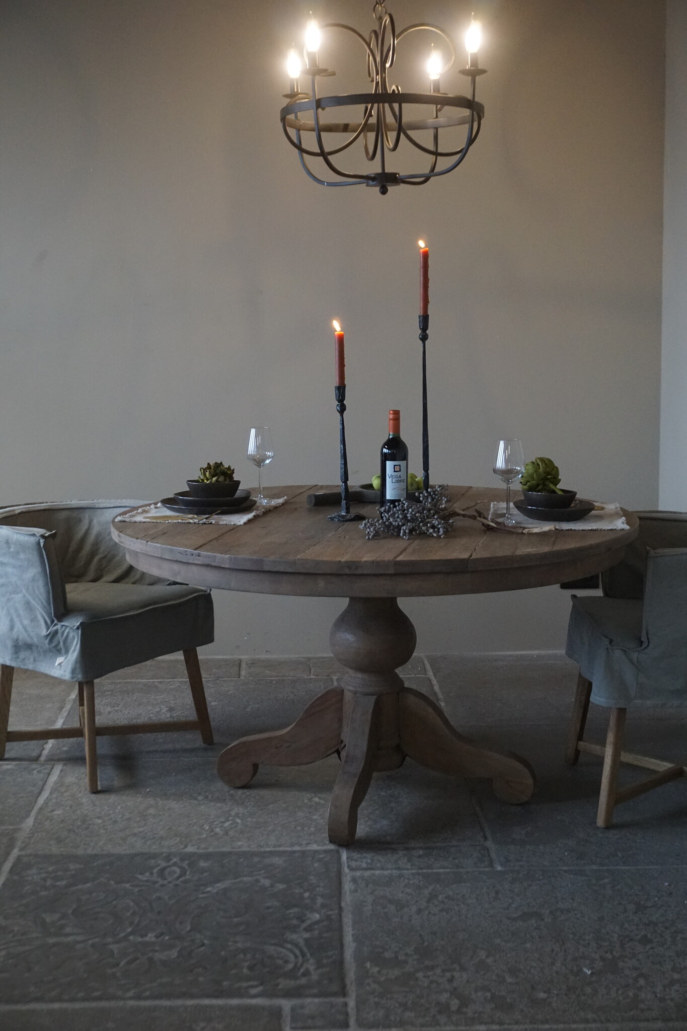 Rene Houtman Eetkamertafel Rond | Ø141 x H79 cm | Bruin