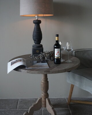 Rene Houtman Wijntafel | Teak | Ø80 x H71 cm
