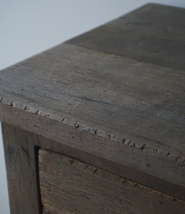 Rene Houtman Dressoir | Oud Hout | 4 Lades | H90 x B220 x D45 cm