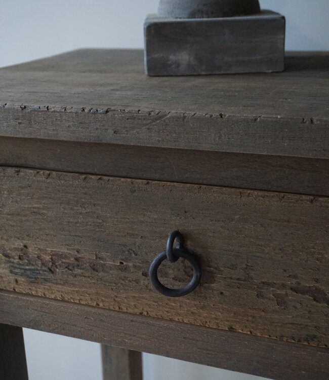 Rene Houtman Dressoir | Oud Hout | 4 Lades | H90 x B220 x D45 cm