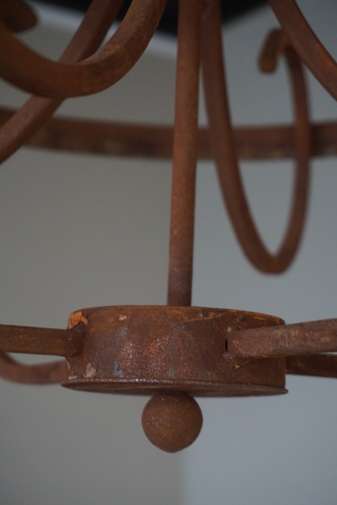 Rene Houtman Kroonluchter | 4-Arms | Roest | H50 x Ø53 cm