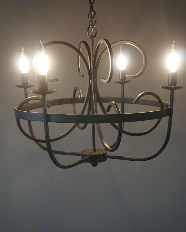 Rene Houtman Kroonluchter | 4-Arms | Zwart | H50 x Ø53 cm