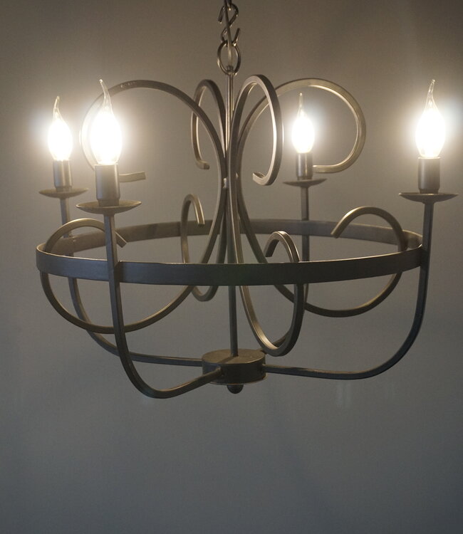 Rene Houtman Kroonluchter | 4-Arms | Zwart | H50 x Ø53 cm