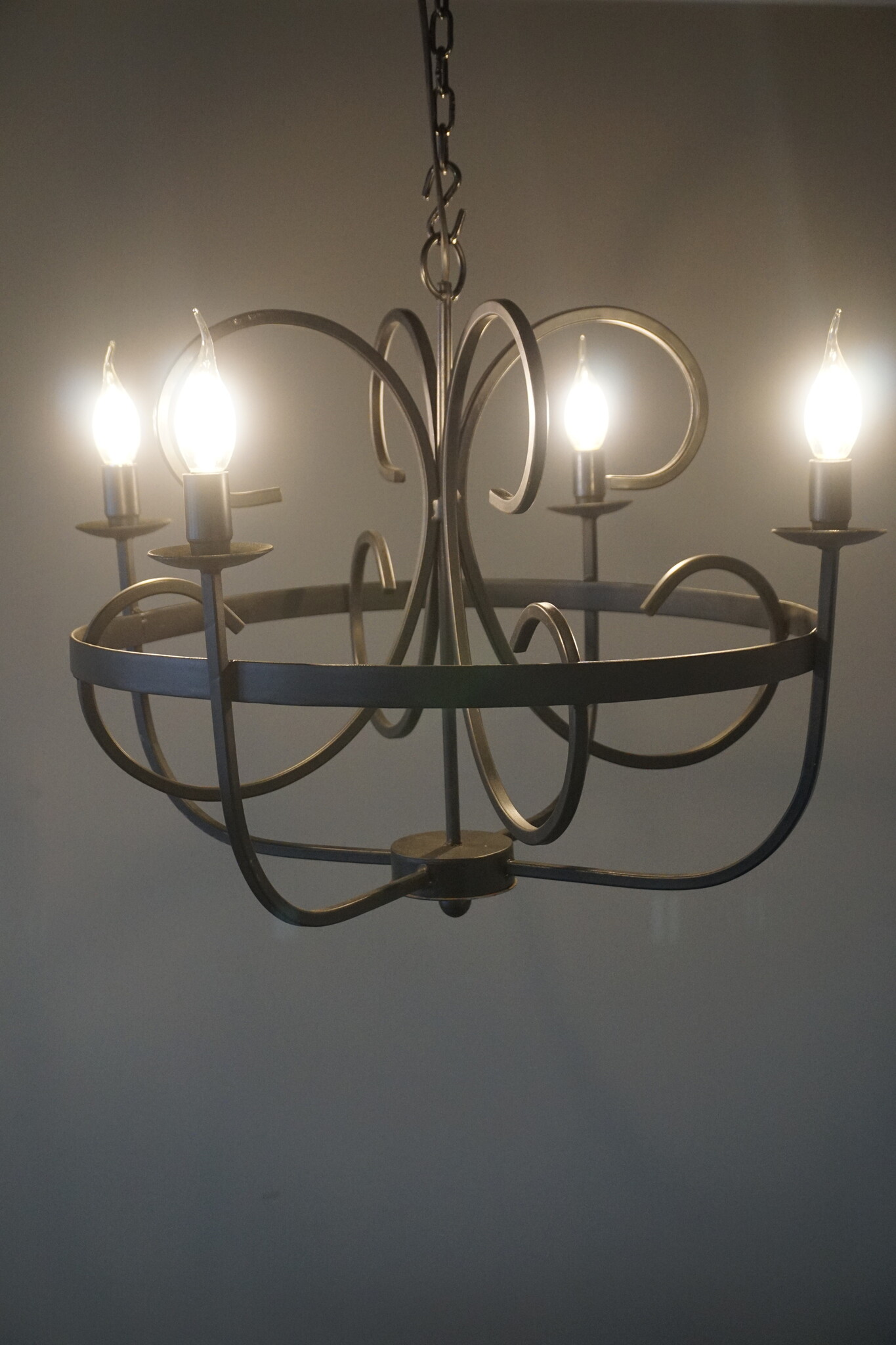 Rene Houtman Kroonluchter | 4-Arms | Zwart | H50 x Ø53 cm