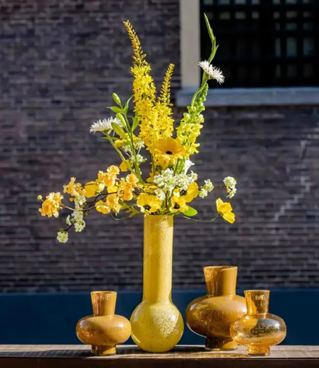 DutZ Vaas Modest | Donker Cheddar | H27xD24 cm