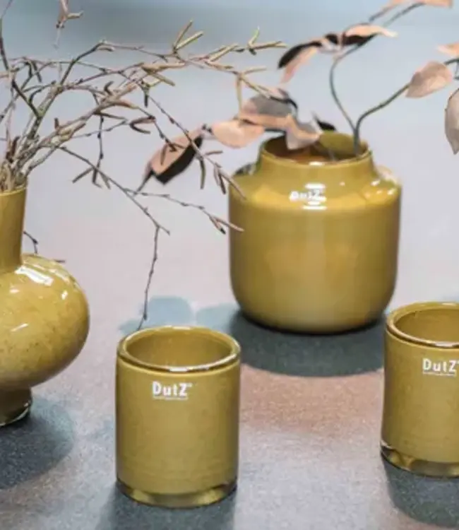 DutZ Vaas Modest | Donker Cheddar | H27xD24 cm