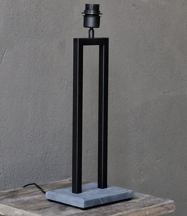 Luksa Home Collection Tafellamp Wilfred | Natuurstenen Voet | H55 cm