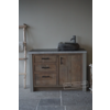 Badkamermeubel | Verouderd Eiken | H85 x B120 x D55 cm