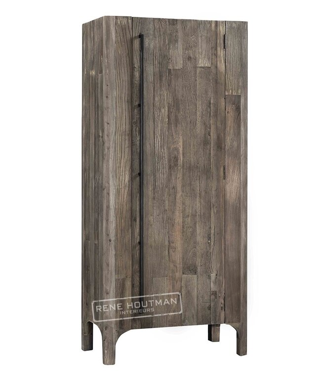 Rene Houtman Koelkast Vrijstaande Kast Elmwood 200x95x67 Cm