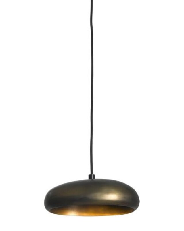 Frezoli Hanglamp Pebble | Ovale Kap | Donker Messing