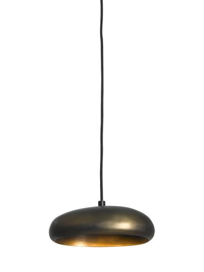 Frezoli Hanglamp Pebble | Ovale Kap | Donker Messing