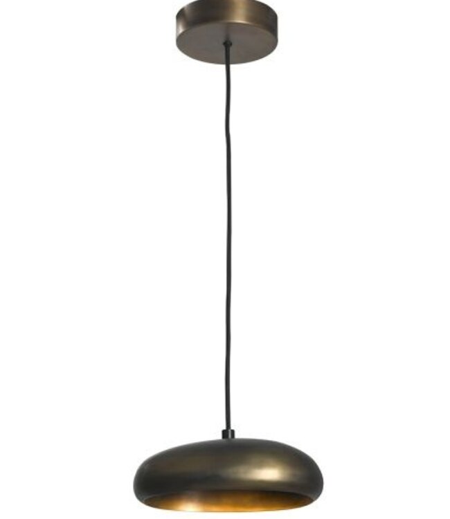 Frezoli Hanglamp Pebble | Ovale Kap | Donker Messing