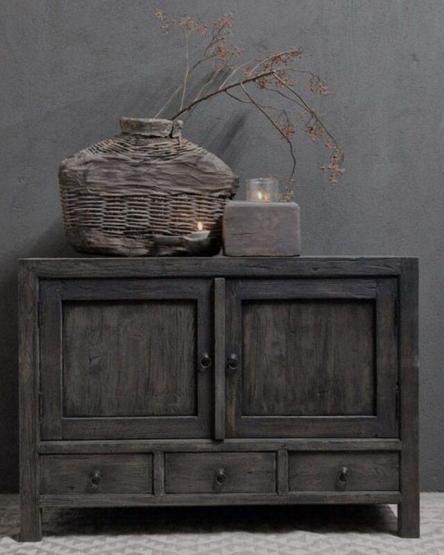 Luksa Home Collection Dressoir | Antique Grey | H85xB120xD45 cm