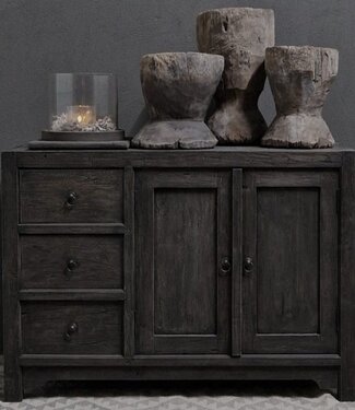 Luksa Home Collection Dressoir | Antique Grey | 2-deurs 3-lades