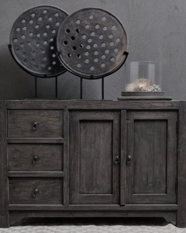 Luksa Home Collection Dressoir | Antique Grey | 2-deurs 3-lades