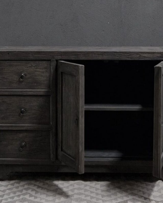 Luksa Home Collection Dressoir | Antique Grey | 2-deurs 3-lades