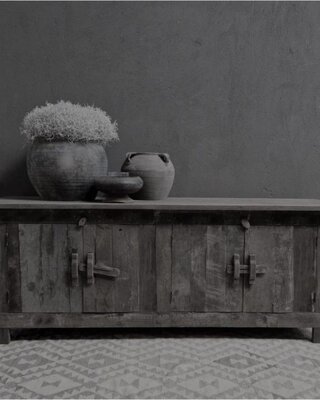 Luksa Home Collection Dressoir Brent | Antique Grey | H70xB180xD50
