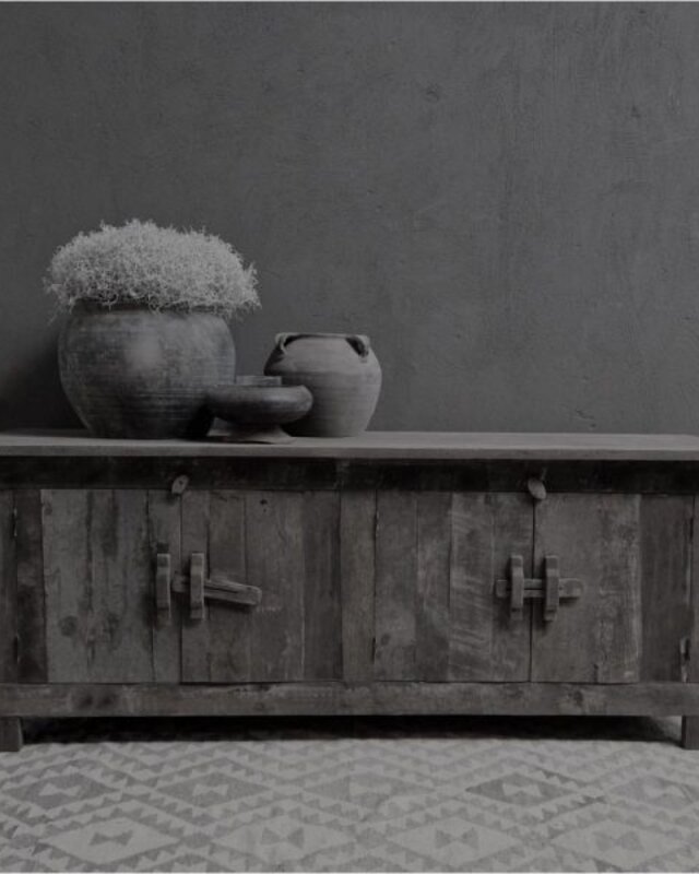 Luksa Home Collection Dressoir Brent | Antique Grey | H70xB180xD50 cm