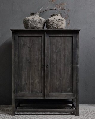 Luksa Home Collection Kast Jort | Antique Grey | H165xB130xD55 Cm