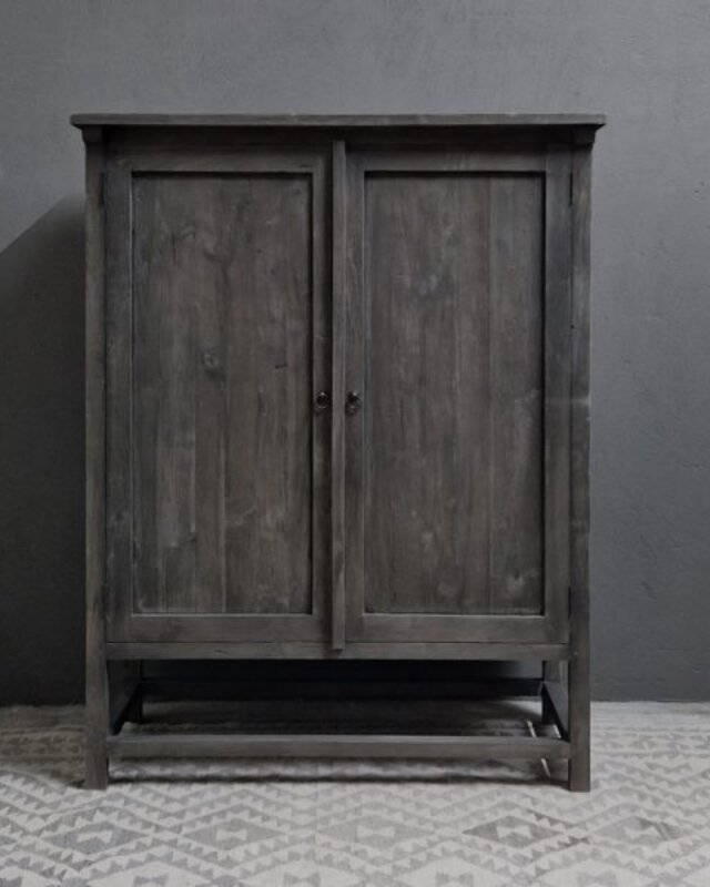 Luksa Home Collection Kast Jort | Antique Grey | H165xB130xD55 Cm