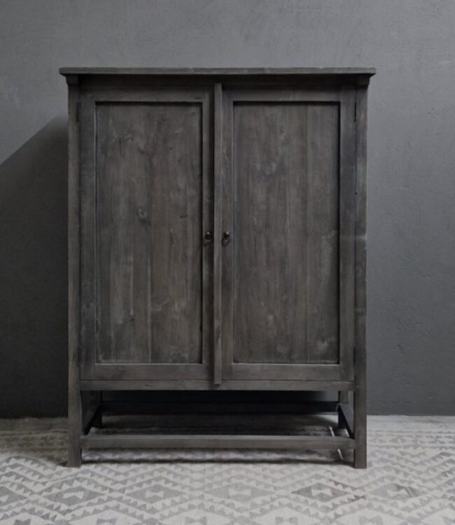 Luksa Home Collection Kast Jort | Antique Grey | H165xB130xD55 Cm