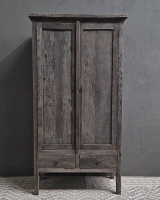 Luksa Home Collection Kast Nikki | Antique Grey | H190xB100xD50 Cm