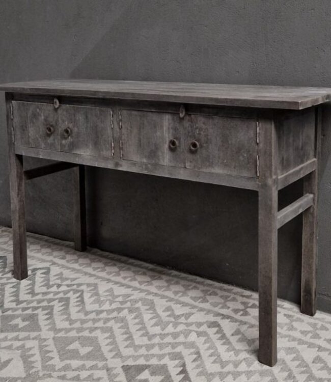 Luksa Home Collection Wandtafel | Antique Grey | H90xB150xD46 Cm