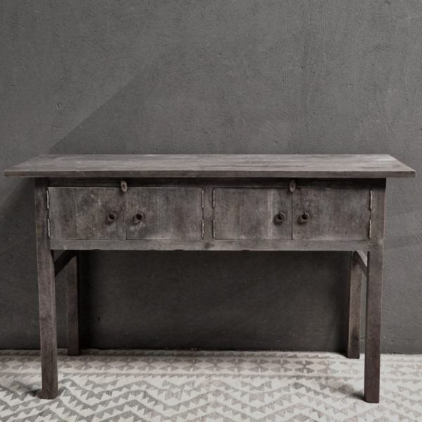 Luksa Home Collection Wandtafel | Antique Grey | H90xB150xD46 Cm